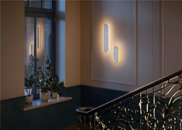 Настенный светильник (бра) Perlamour 2700-4000K 15Вт (Латунь) - фото 9