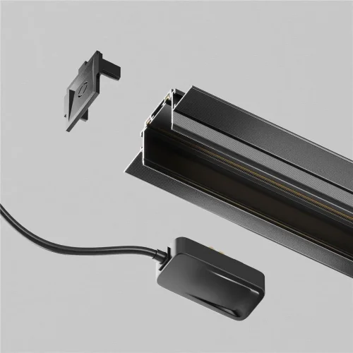 Ввод питания(2м) Radity для встраиваемого монтажа черный (Черный) - фото 4