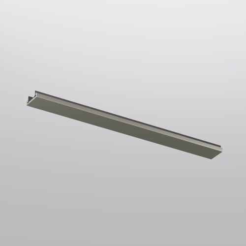 TR5736-DN Декоративная заглушка желоба трека SHINE BASE, 20см, темный никель, алюминий.