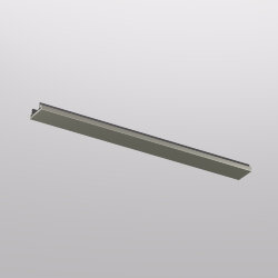 Декоративная заглушка желоба трека SHINE BASE, 20см, темный никель, алюминий, Denkirs TR5736-DN