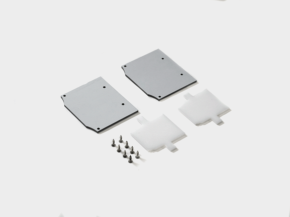 Заглушки для встраиваемого трека ECS-SY белый, алюминий, ECS-SY-CL-2-W. Фото 2