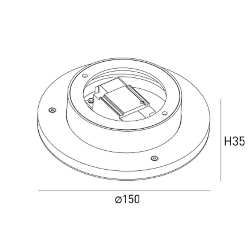 Бра декоративное , Черный, 7Вт, 3000K, IP20, ML-R200-BL-WW 016545