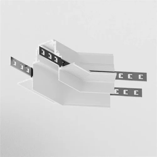 Угол-соединитель 135° Gravity встраиваемый белый (Белый) - фото 6