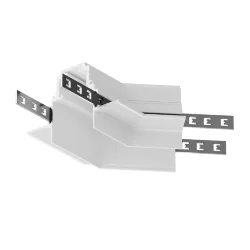 Угол-соединитель 135° Gravity встраиваемый белый (Белый)