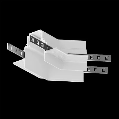 Угол-соединитель 135° Gravity встраиваемый белый (Белый) - фото 2