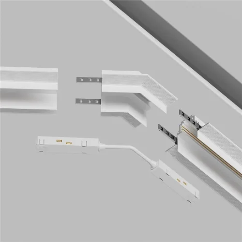 Угол-соединитель 135° Gravity встраиваемый белый (Белый) - фото 5