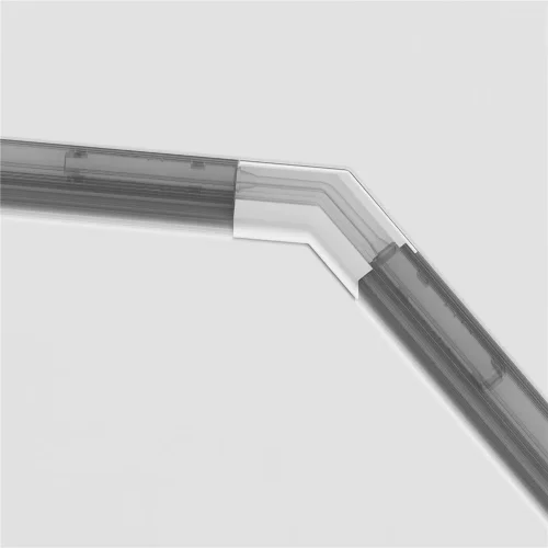 Угол-соединитель 135° Gravity встраиваемый белый (Белый) - фото 6