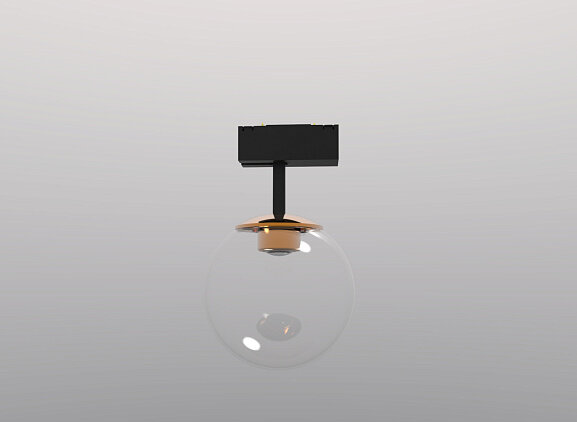 Светильник накладной для трека SY бронза, 10 Вт, теплый белый, SY-601262-BZ-10-WW. Фото 2