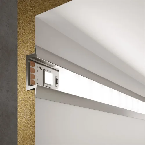 Встраиваемый алюминиевый профиль для светодиодной ленты LL-2-ALP007 - фото