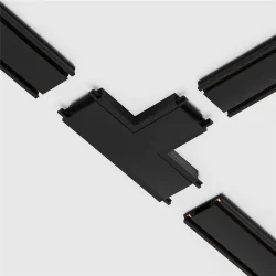 Коннектор питания T-образный Radity черный (Черный)