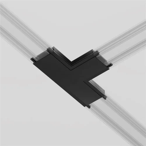 Коннектор питания T-образный Radity черный (Черный) - фото 5