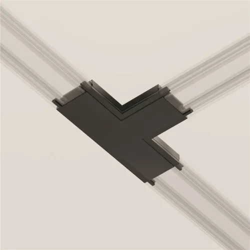 Коннектор питания T-образный Radity черный (Черный) - фото 3