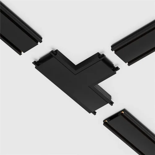 Коннектор питания T-образный Radity черный (Черный) - фото 6