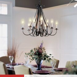 Лампа светодиодная LED-СВЕЧА НА ВЕТРУ-deco 12Вт 230В Е14 3000К 1350Лм прозрачная IN HOME