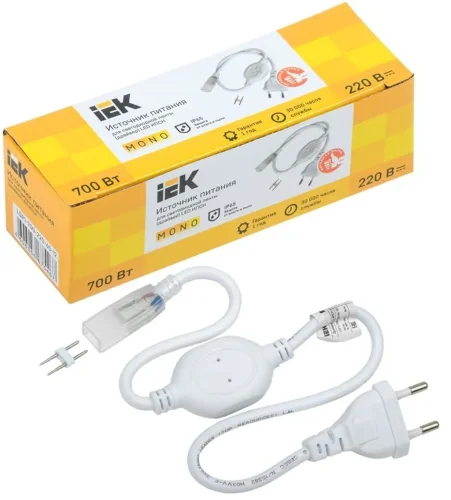 Драйвер LED ИПСН 700Вт 220В 12мм MONO IP65 IEK LSP1-700-220-65-12 - фото 2