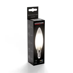 Филаментная светодиодная лампа "Свеча" С35 7W 4200K E14 BLE1410 (049063)