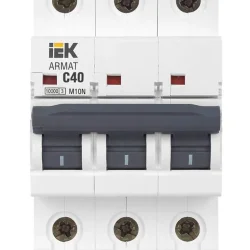 Выключатель автоматический модульный 3п C 40А M10N ARMAT IEK AR-M10N-3-C040
