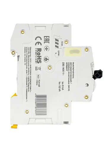 Выключатель автоматический модульный 3п C 40А M10N ARMAT IEK AR-M10N-3-C040 - фото 5