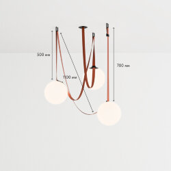 Комплект ременной трековой системы Belty, Denkirs DK55SET22-01-BR