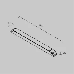 Источник напряжения 24В Dali DT6 60Вт IP 20 (Белый)