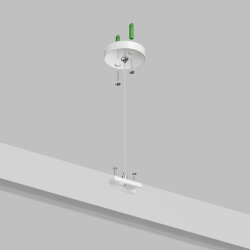 Подвесное крепление для шинопровода SMART белый, Denkirs TR2106-WH