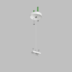 Подвесное крепление для шинопровода SMART белый, Denkirs TR2106-WH