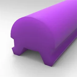 Светорассеивающий силиконовый профиль SK24 (12mm, purple)