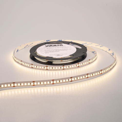 Светодиодная лента WOLTA WLS2835-18W/3000/24H180-01 SMD2835 18Вт 3000K 24В IP20 180 led/m - фото 3.