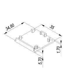 Заглушка для LC-LP-3535