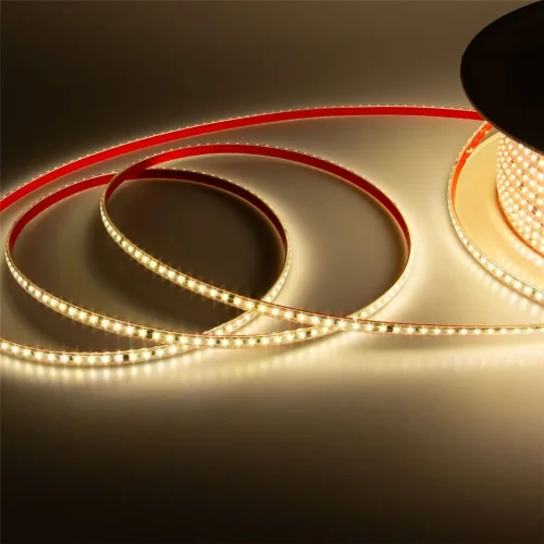 Светодиодная лента 220VAC, 2835, 120led/m, 4.8W/m, day white 4000K, A117, IP67, 10mm, со скотчем - фото I