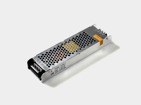 Блок питания для светодиодных лент компактный (узкий), 300 W, 24V, T-300-24. Фото 2
