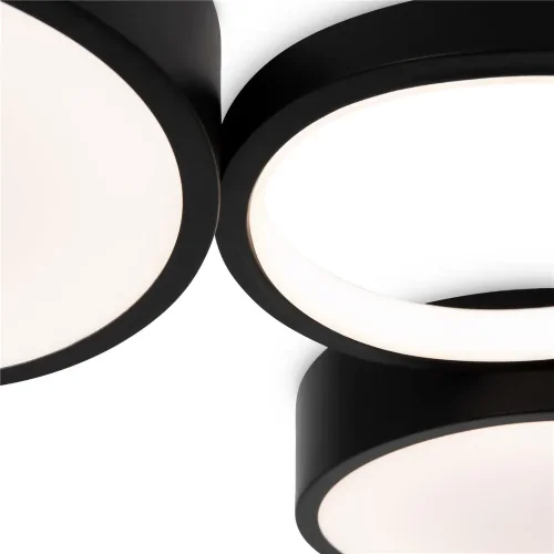 Потолочный светильник FR6080CL-L92B Молекула / Molecule 69 Вт LED с пультом ДУ (Черный) FR6080CL-L92B - фото 7