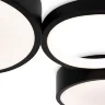 Потолочный светильник FR6080CL-L92B Молекула / Molecule 69 Вт LED с пультом ДУ (Черный) FR6080CL-L92B - фото 7