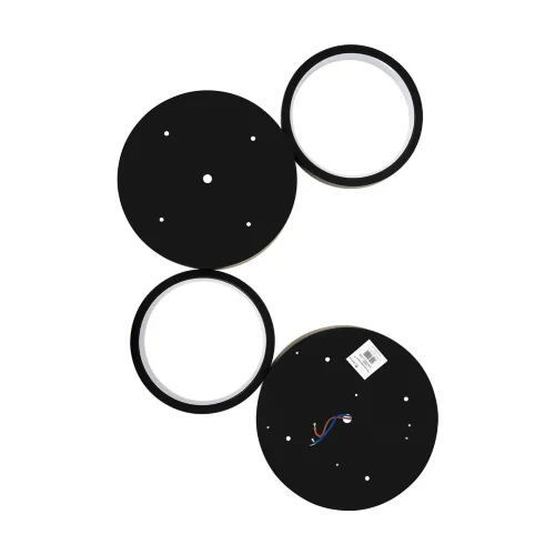 Потолочный светильник FR6080CL-L92B Молекула / Molecule 69 Вт LED с пультом ДУ (Черный) FR6080CL-L92B - фото 9