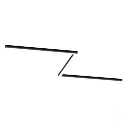 Светильник ЗигЗаг S50 (RAL9005/3x1250mm-90/LT70 — 4K/78W)