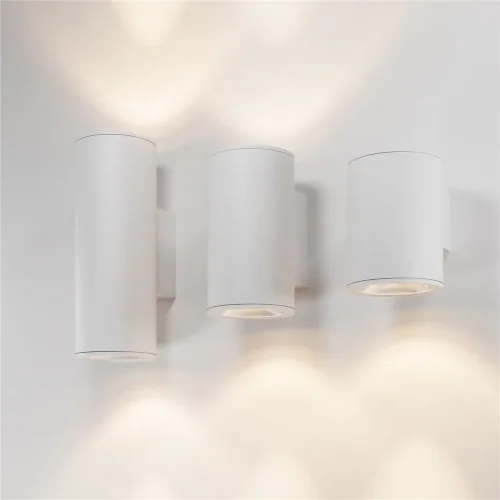 Настенный светильник (бра) Shim 3000К 10Вт IP 65 (Белый) - фото 13