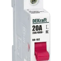 Выключатель-разъединитель 1п 20А ВН-102 DEKraft 17001DEK
