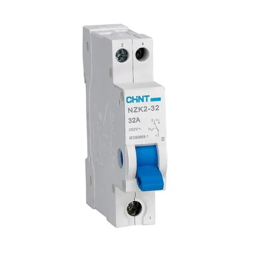 Переключатель модульный 1п 32А 2 полож. NZK2-32 CHINT 643002 - фото