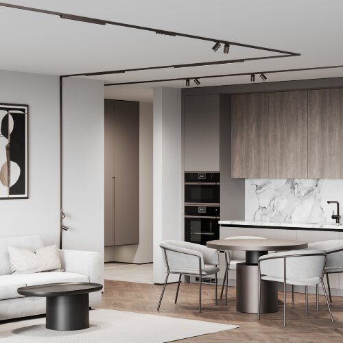 Titan Line Трековый светильник 12W 3000K титан - Фото 5