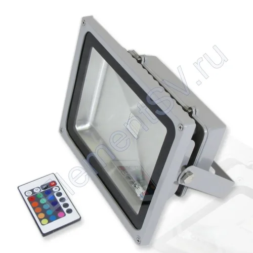 Светодиодный прожектор Standart (30W, 220V, RGB) - фото.