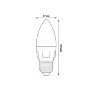 LED-C37 7W-3000K-E27-FR-DIM PLP01WH Лампа светодиодная, диммируемая, Форма свеча, матовая, Серия Яркая, Теплый белый свет 3000K. - фото 3