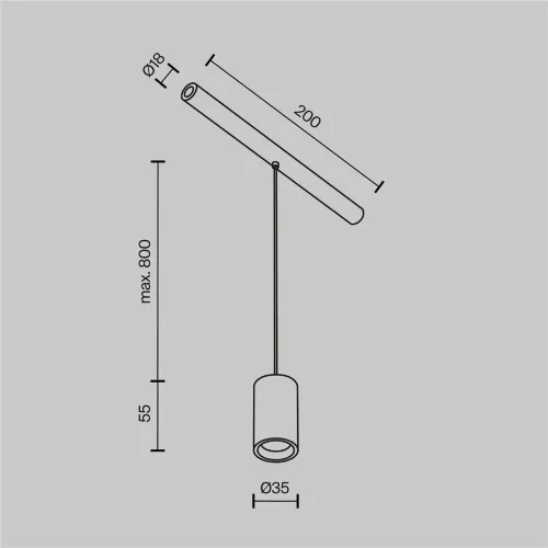 Светильник Focus Led для системы освещения Axity 3000/6000К 3Вт 36° (Черный) - фото 6
