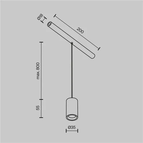Светильник Focus Led для системы освещения Axity 3000/6000К 3Вт 36° (Черный) - фото 10