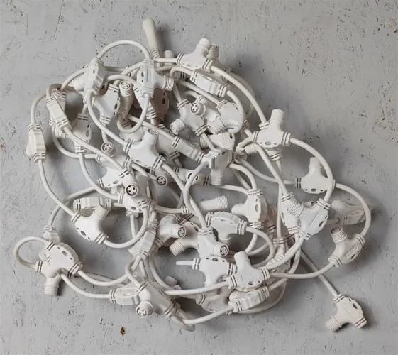 Токоведущий шлейф с Т-коннекторами: SC2PIN-2х1-W-36. Фото 1.