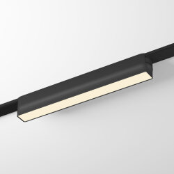 Светильник для трека Air, серия Linear 3000 со светодиодом, L230*W26*H36мм, 48V DC, 9W, RA?90, 120°, 3000K, IP20, черный, алюминий, Denkirs DK5300-BK