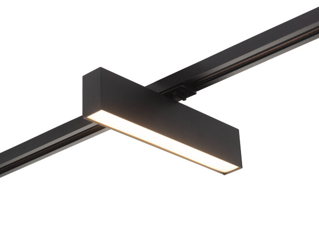 DK6430-BK Трековый светильник IP 20, 10 Вт, LED 3000, черный, алюминий. Фото 6