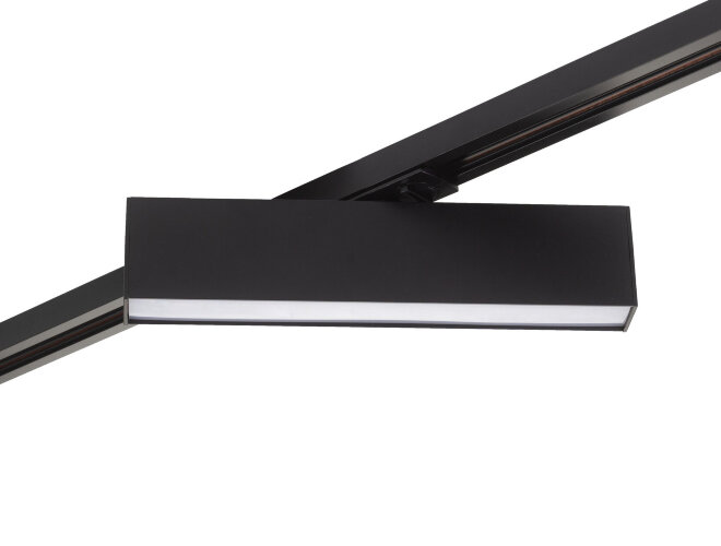 DK6430-BK Трековый светильник IP 20, 10 Вт, LED 3000, черный, алюминий. Фото 4