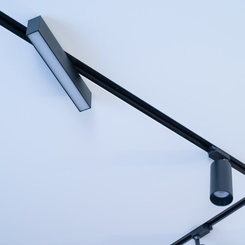 DK6430-BK Трековый светильник IP 20, 10 Вт, LED 3000, черный, алюминий. Фото 7