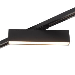 Трековый светильник IP 20, 10 Вт, LED 3000, черный, алюминий, Denkirs DK6430-BK