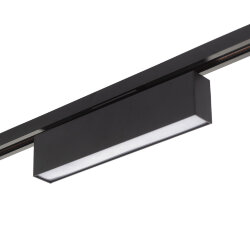 Трековый светильник IP 20, 10 Вт, LED 3000, черный, алюминий, Denkirs DK6430-BK